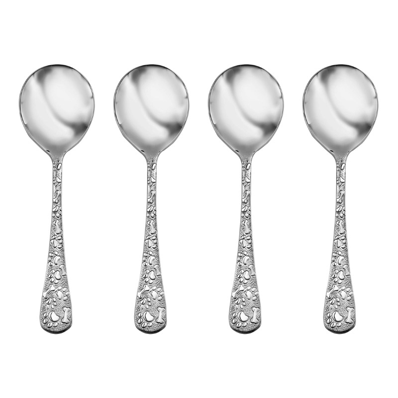 Oliver Round Soup/Sugar Spoon Set of 4