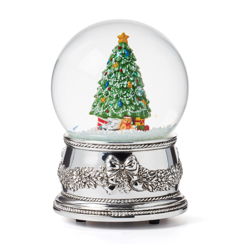 Tree Musical Snow Globe