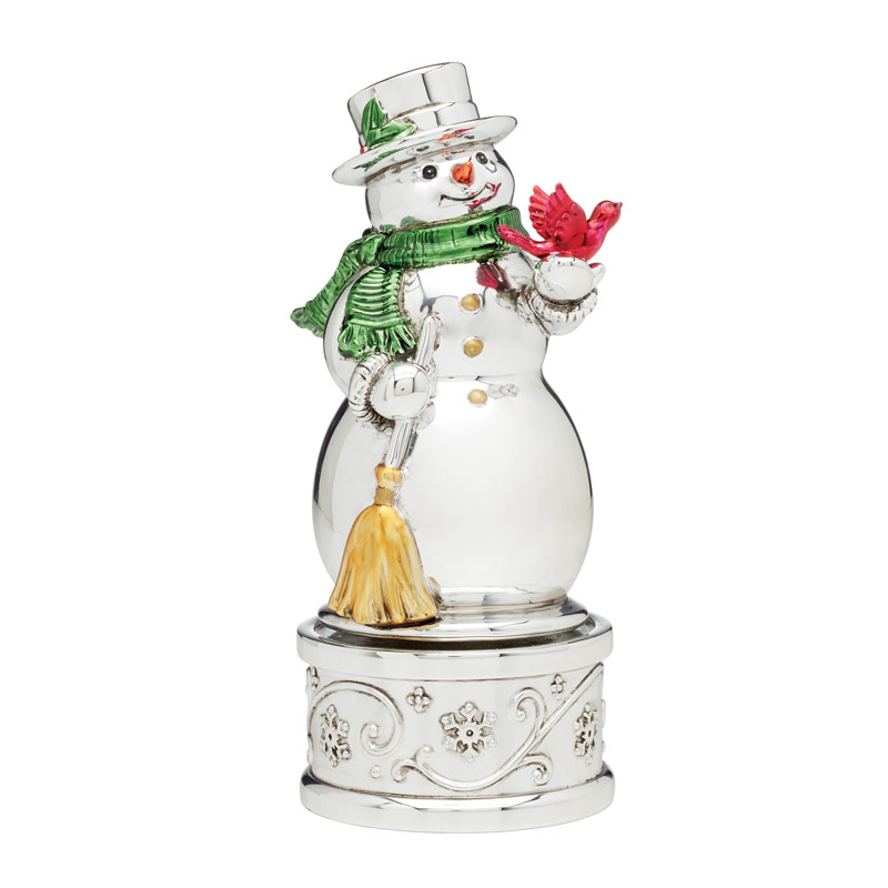 Snowman Musical Figurine