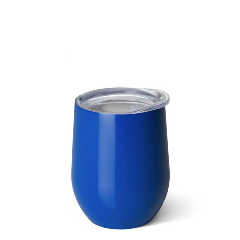 Royal Blue 12oz Stemless Wine Cup