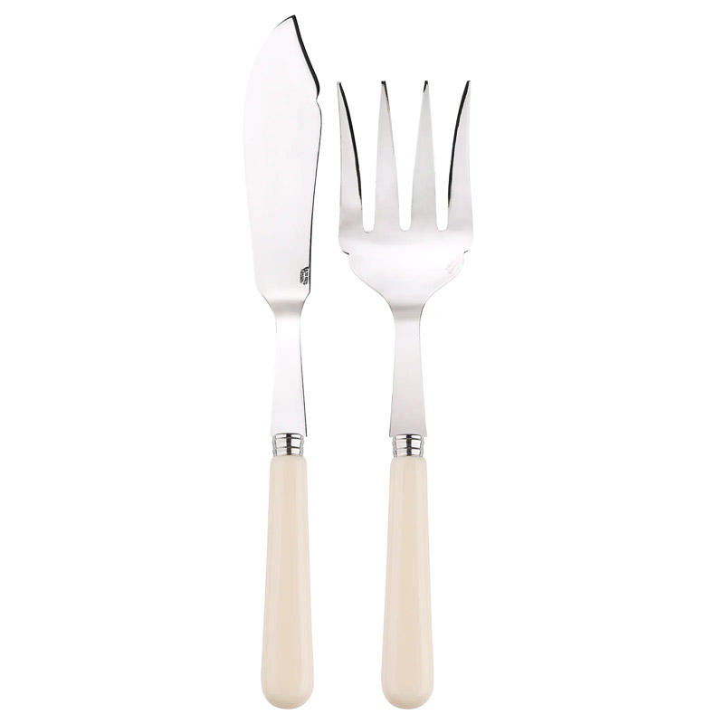 Pop Ivory 2pc Fish Serving Set