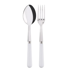 A photo of Pop White  2pc Serving Set