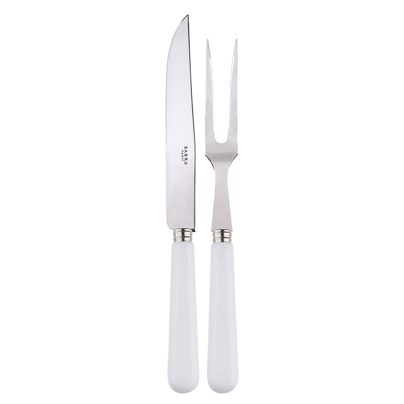 Pop White 2pc Carving Set