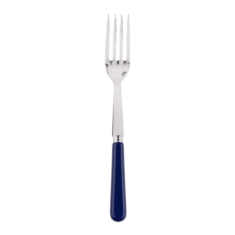 Pop Navy Blue Serving Fork