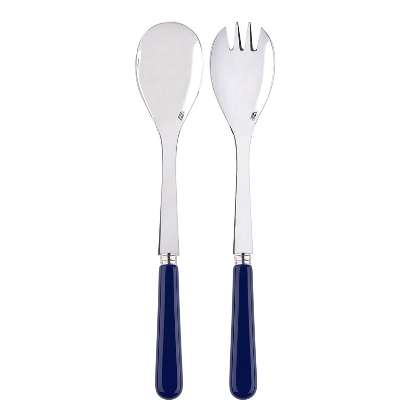 Pop Navy Blue 2pc Salad Serving Set