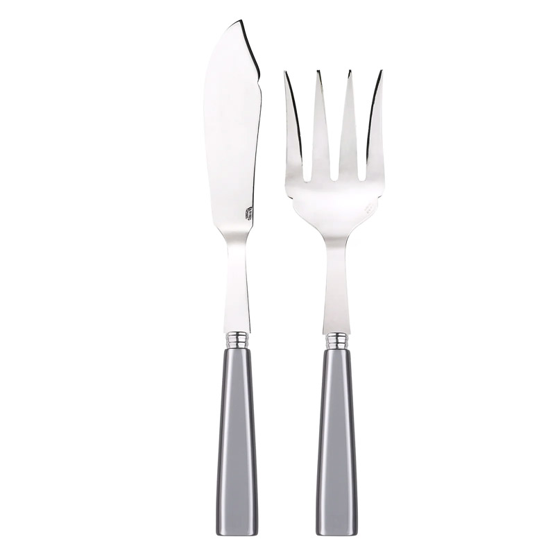 Natura Grey 2pc Fish Serving Set