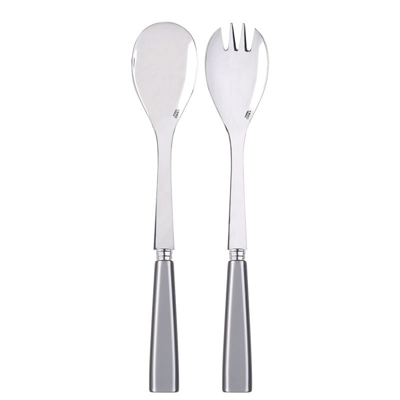 Natura Grey 2pc Salad Serving Set