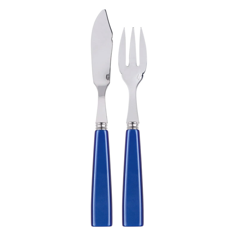 Icone Lapis Blue 2pc Fish Set (Place Setting)