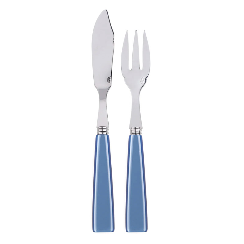 Icone Light Blue 2pc Fish Set (Place Setting)