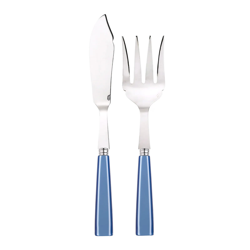 Icone Light Blue 2pc Fish Serving Set