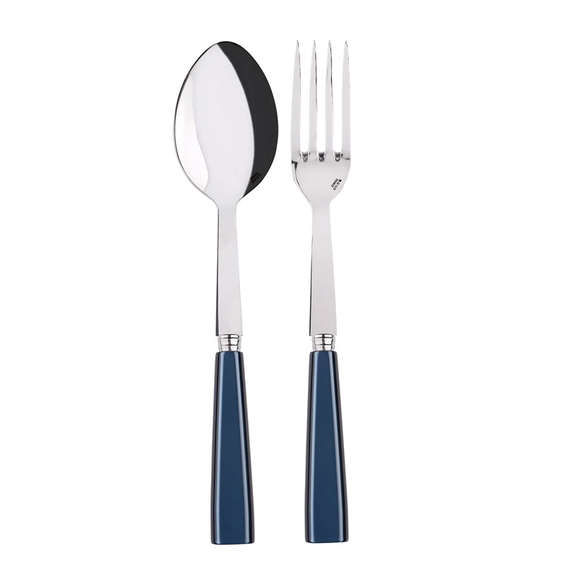 Icone Steel Blue 2pc Serving Set