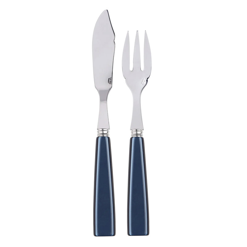 Icone Steel Blue 2pc Fish Set (Place Setting)