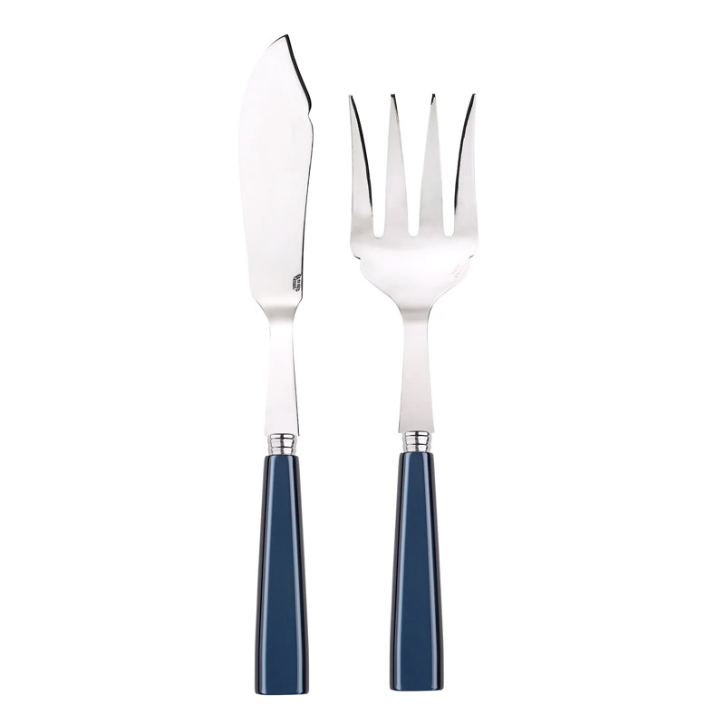 Icone Steel Blue 2pc Fish Serving Set