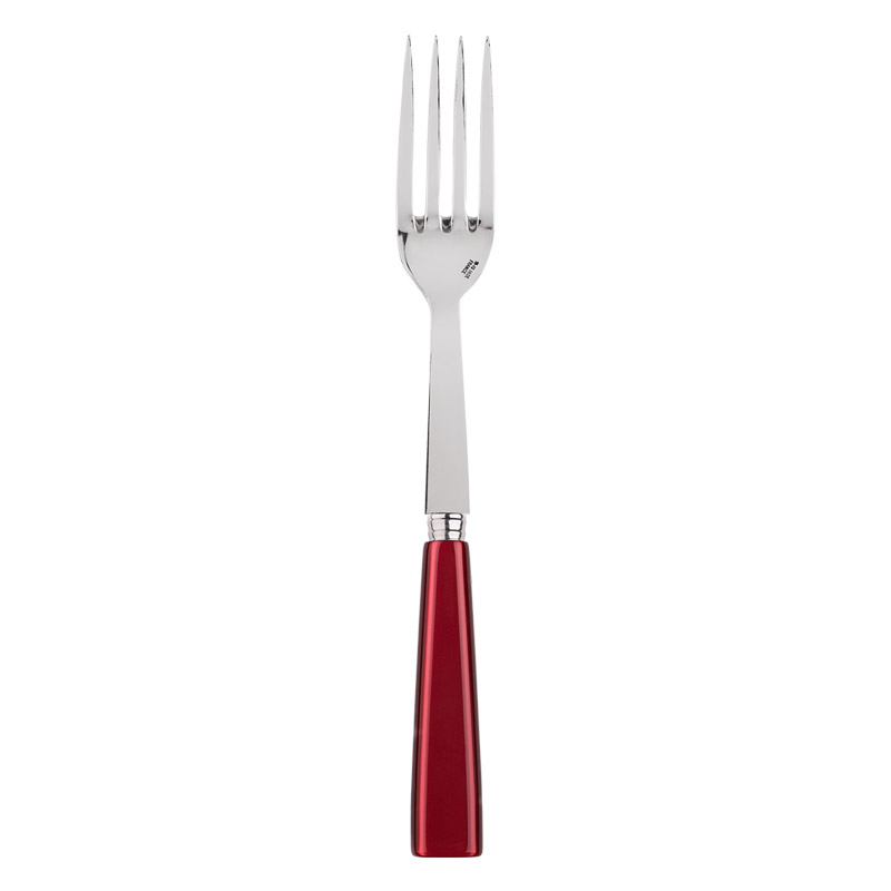 Icone Red Serving Fork