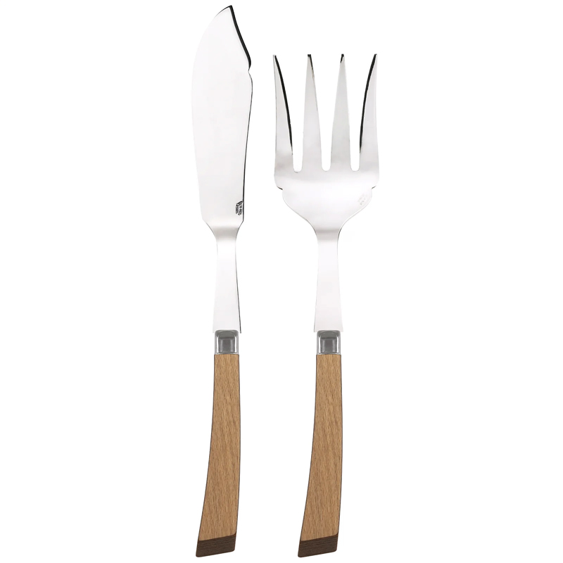 Numero Uno Light Wood 2 Piece Fish Serving Set | Sabre ...