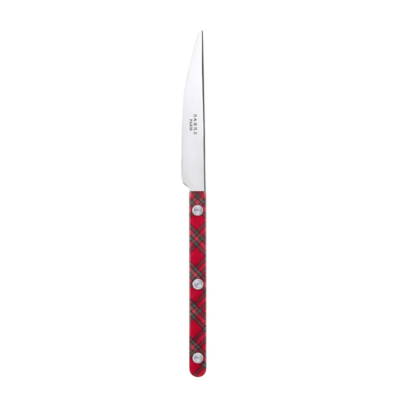 Bistrot Tartan Red Dessert Knife