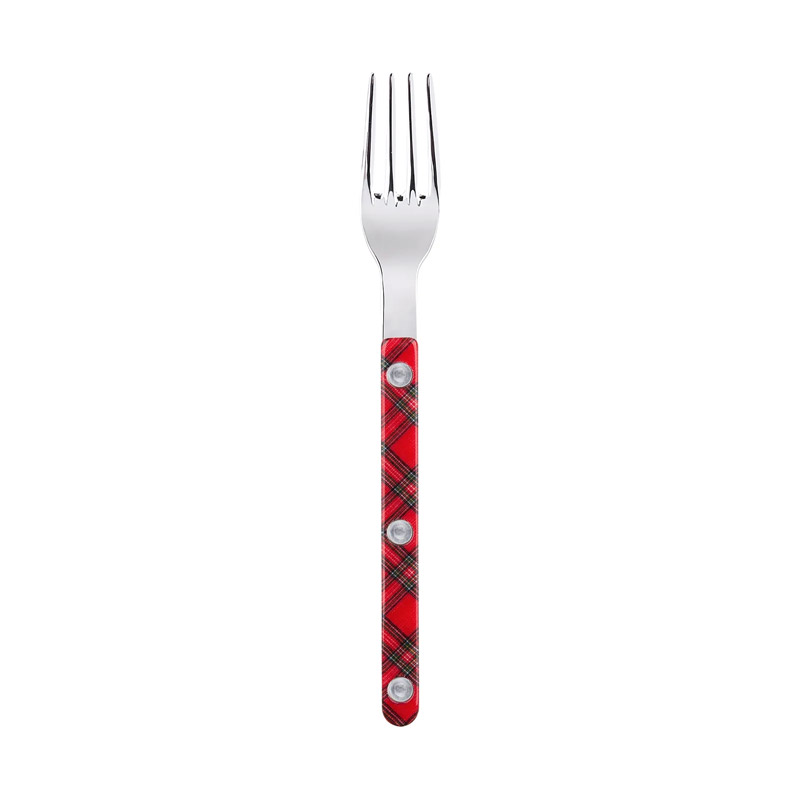 Bistrot Tartan Red Cake Fork