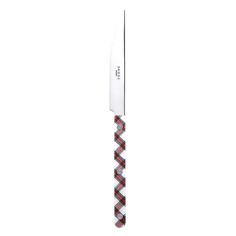 Bistrot Tartan White Dinner Knife