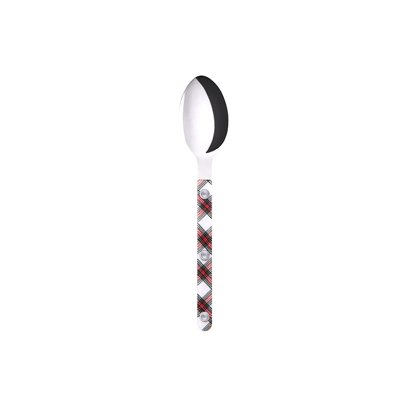 Bistrot Tartan White Teaspoon