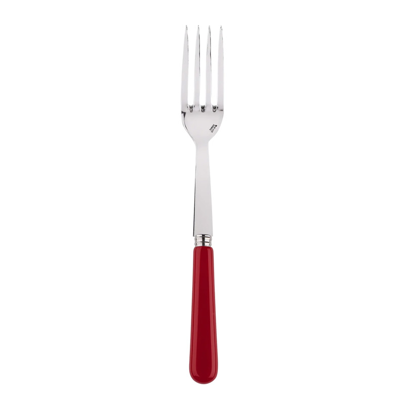 Pop Burgundy Serving Fork