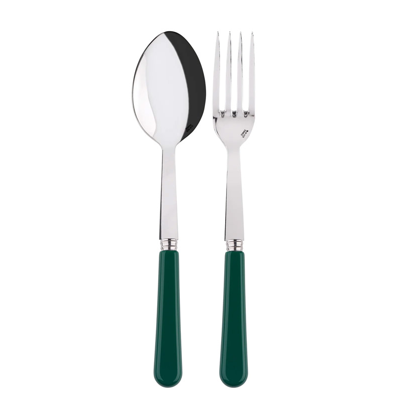 Pop Dark Green 2 Piece Serving Set