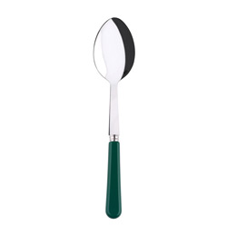 A photo of Pop Dark Green Serving Spoon