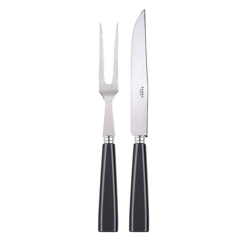 Natura Dark Grey 2pc Carving Set