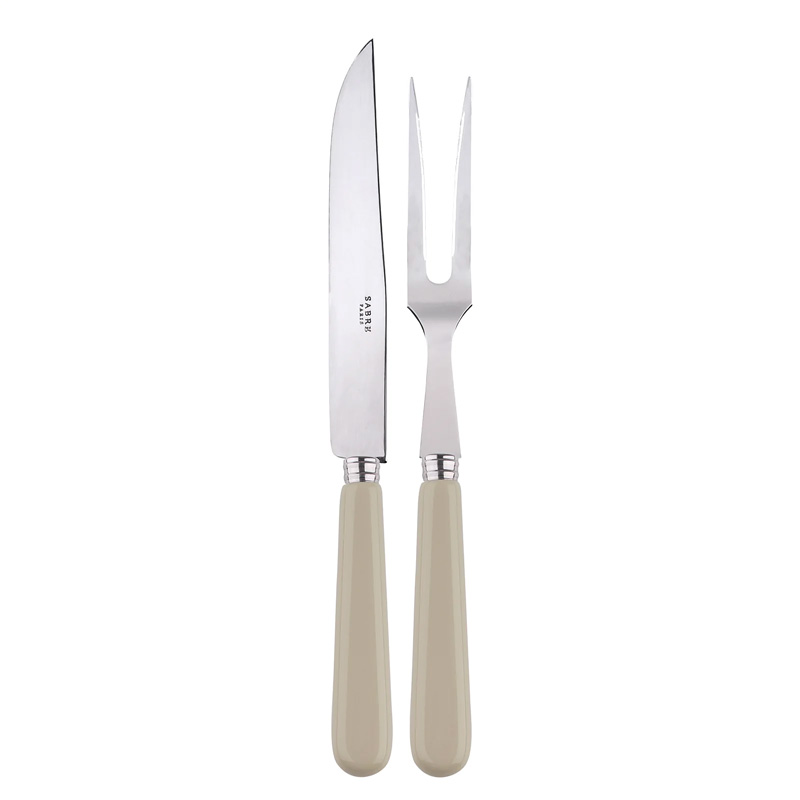 Pop Khaki 2 Piece Carving Set