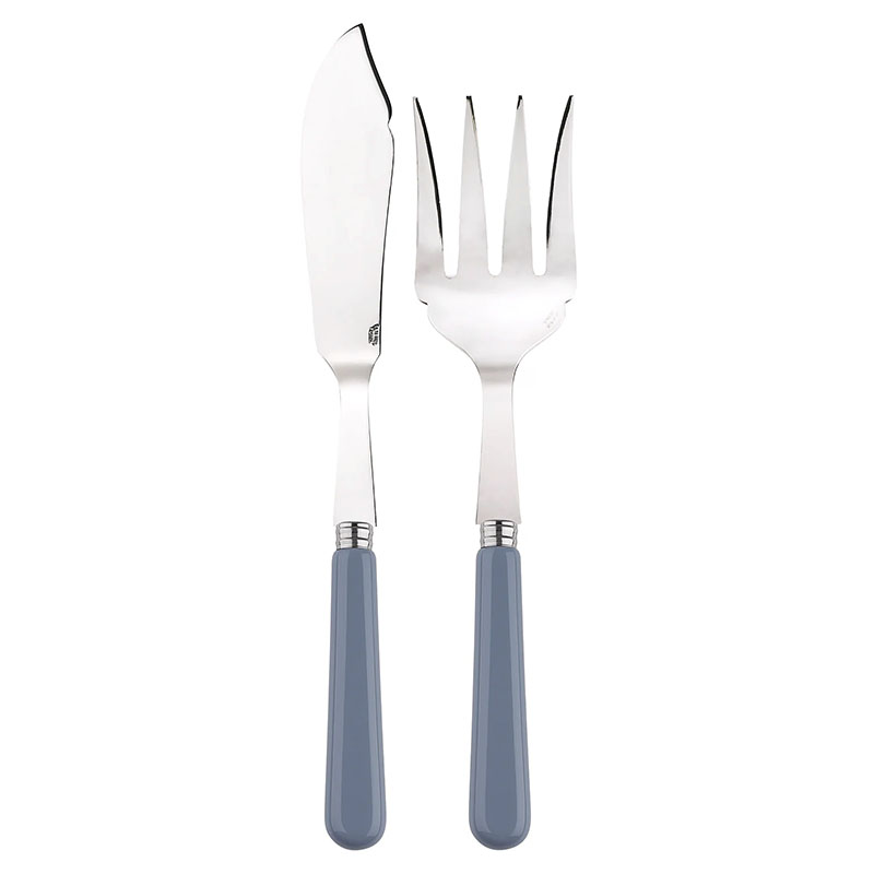 Pop Grey 2 Piece Fish Serving Set