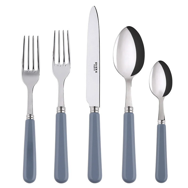 Pop Gray 5 Piece Place Setting