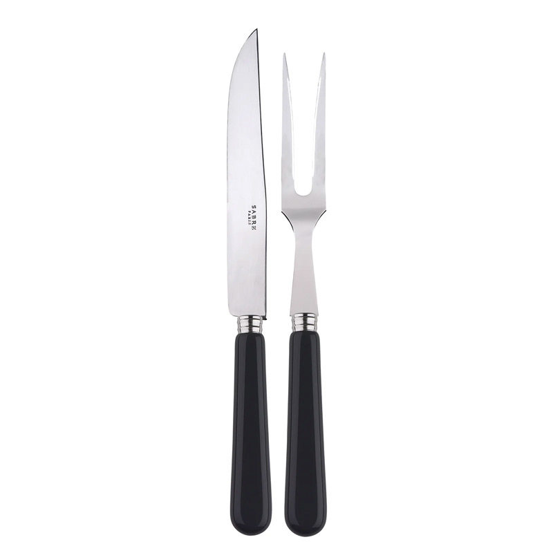 Pop Black 2 Piece Carving Set