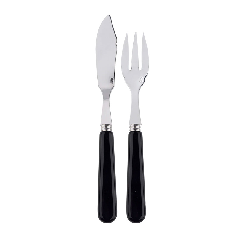 Pop Black 2 Piece Fish Set