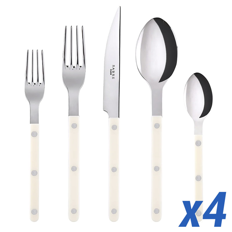 Bistro Ivory 20pc Service for 4