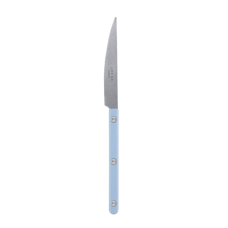 Bistrot Pastel Blue, Vintage Finish Dessert Knife