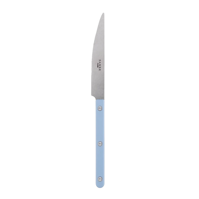 Bistrot Pastel Blue, Vintage Finish Dinner Knife