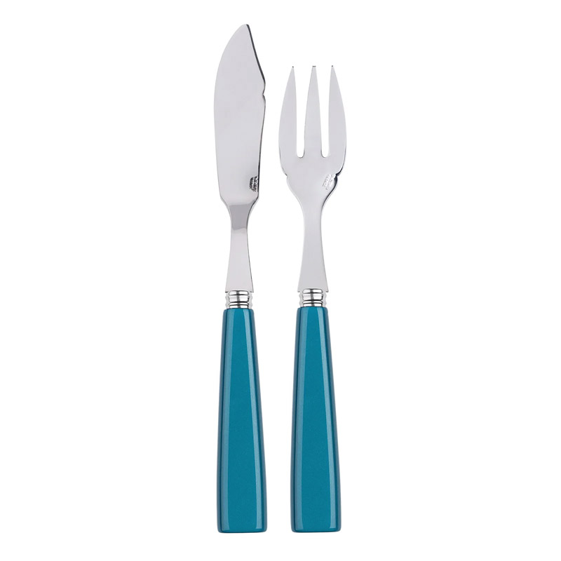 Icone Turquoise 2pc Fish Set (Place Setting)