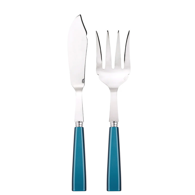 Icone Turquoise 2pc Fish Serving Set