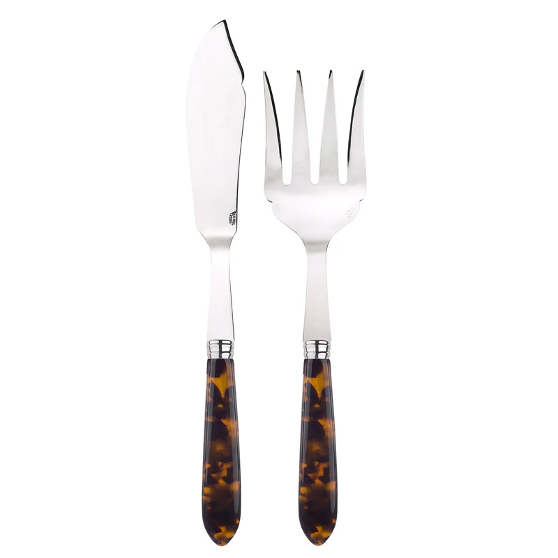 Tortoise 2pc Fish Serving Set