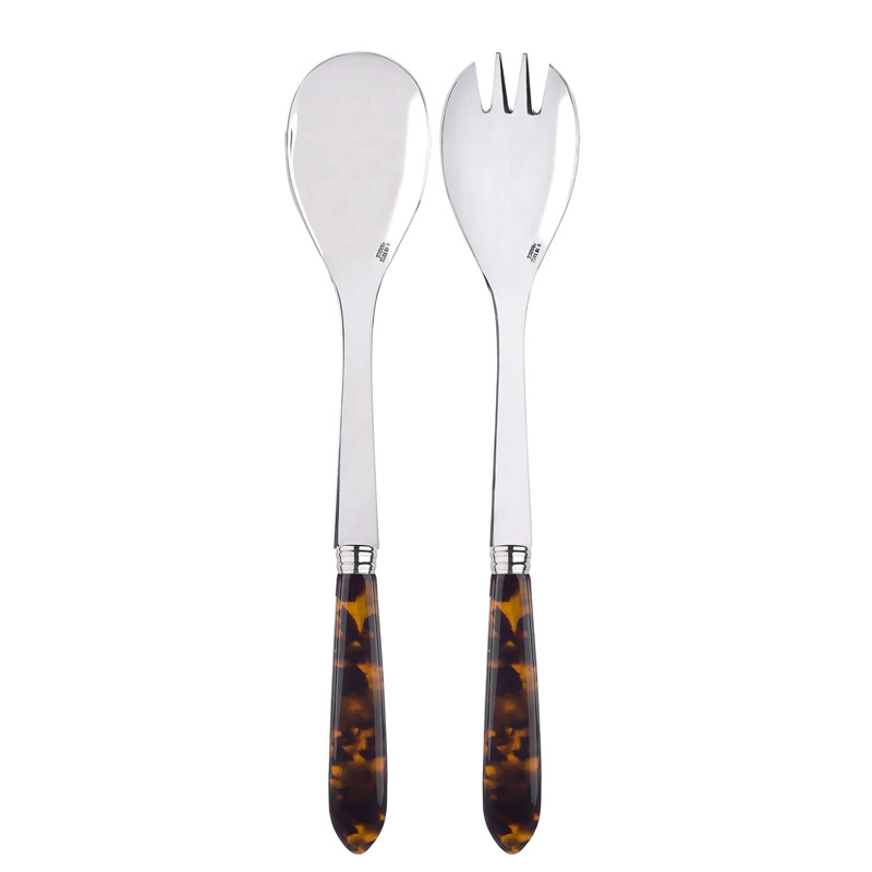 Tortoise 2pc Salad Serving Set