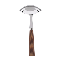 A photo of Nature Natural Wood Gravy Ladle