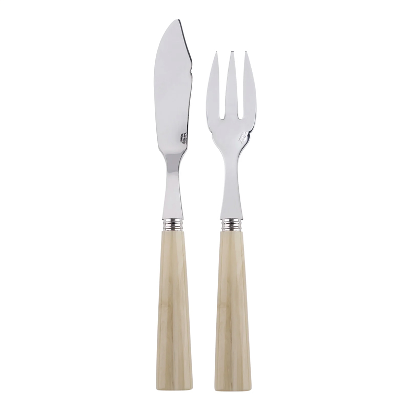 Nature Horn 2pc Fish Set (Place Setting)