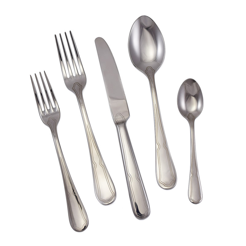 5pc Place Setting Paris Stainless by Sabre