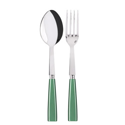 A photo of Natura Garden Green 2pc Serving Set