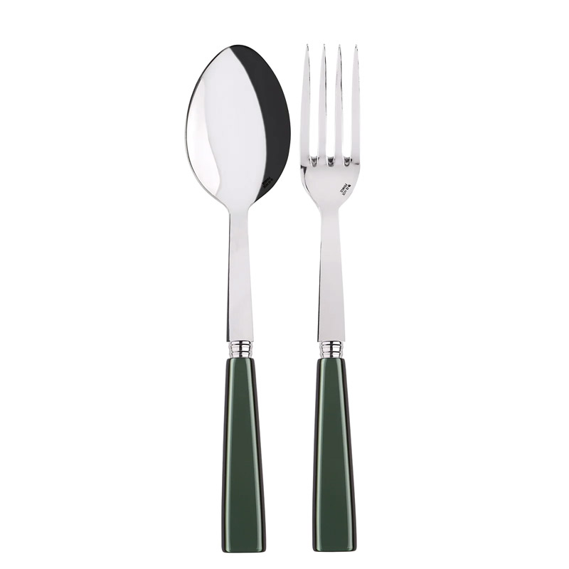 Natura Dark Green 2pc Serving Set