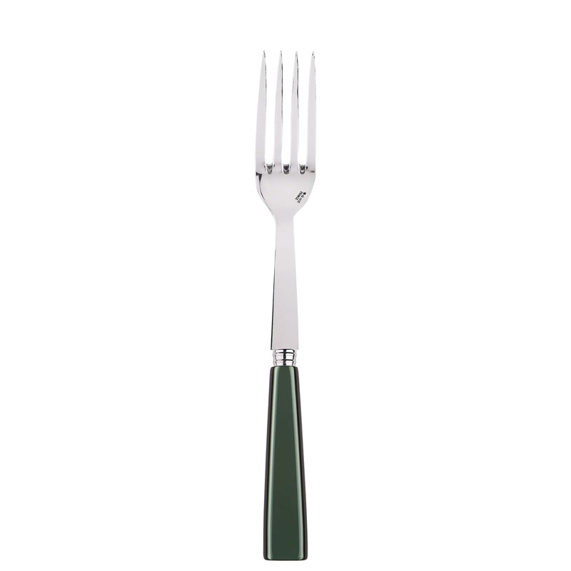 Natura Dark Green Serving Fork