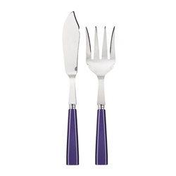 A photo of Icone Purple 2pc Fish Serving Set