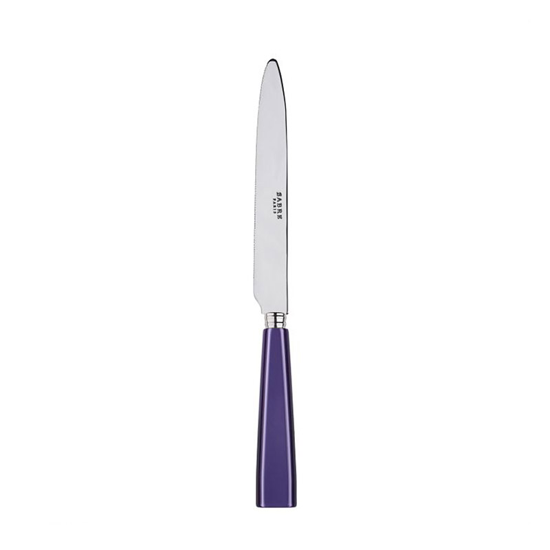 Icone Purple Dinner Knife, Serrated