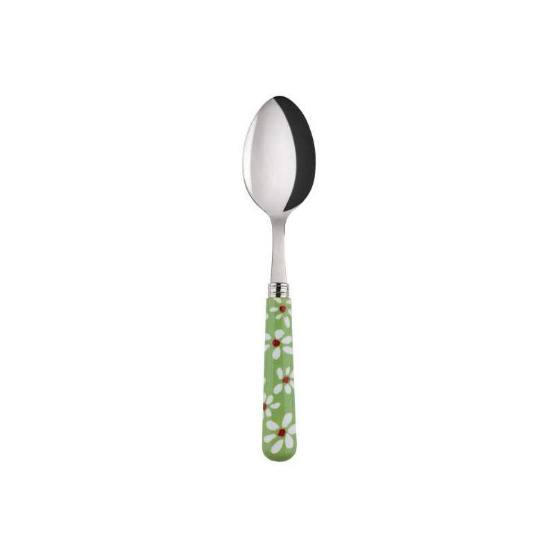 Daisy Garden Green Soup Spoon