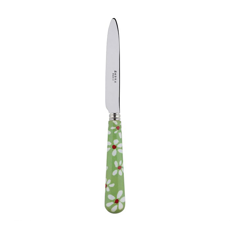 Daisy Garden Green Dessert Knife