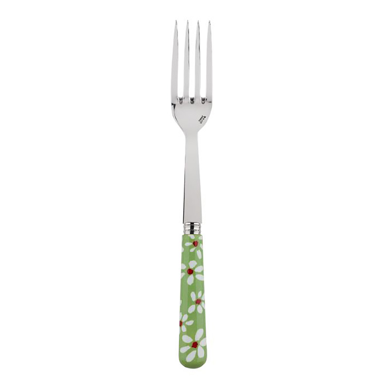 Daisy Garden Green Serving Fork